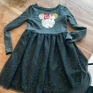 Minnie Mouse Christmas tulle long sleeve dress (7)